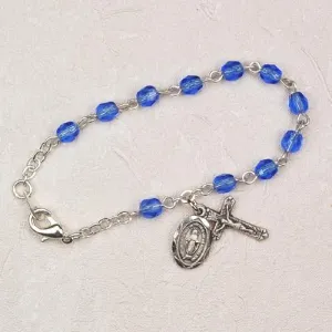 5 1/2" Blue Baby Bracelet (Style: BR116D-BL)
