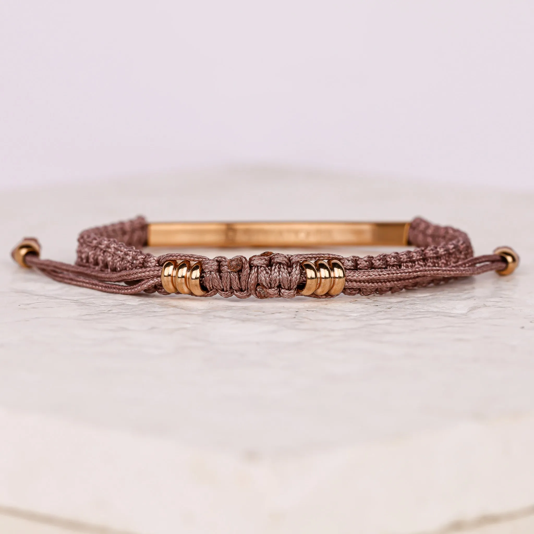 BEAUTIFUL GIRL, YOU WERE MADE TO DO GREAT THINGS ROPE BRACELET