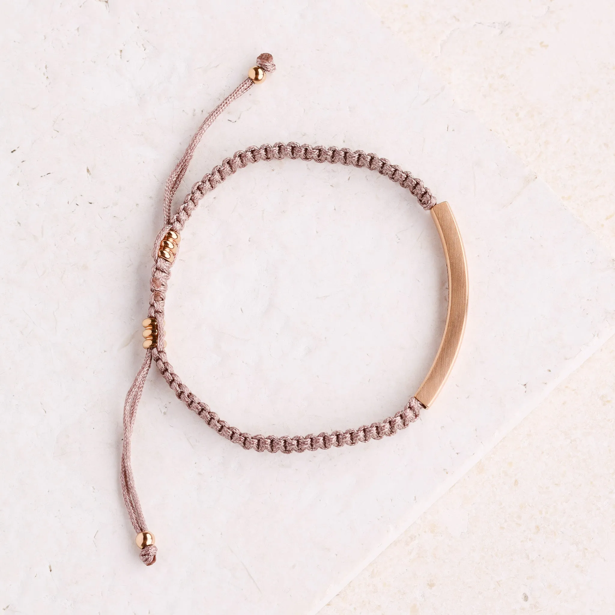 BEAUTIFUL GIRL, YOU WERE MADE TO DO GREAT THINGS ROPE BRACELET