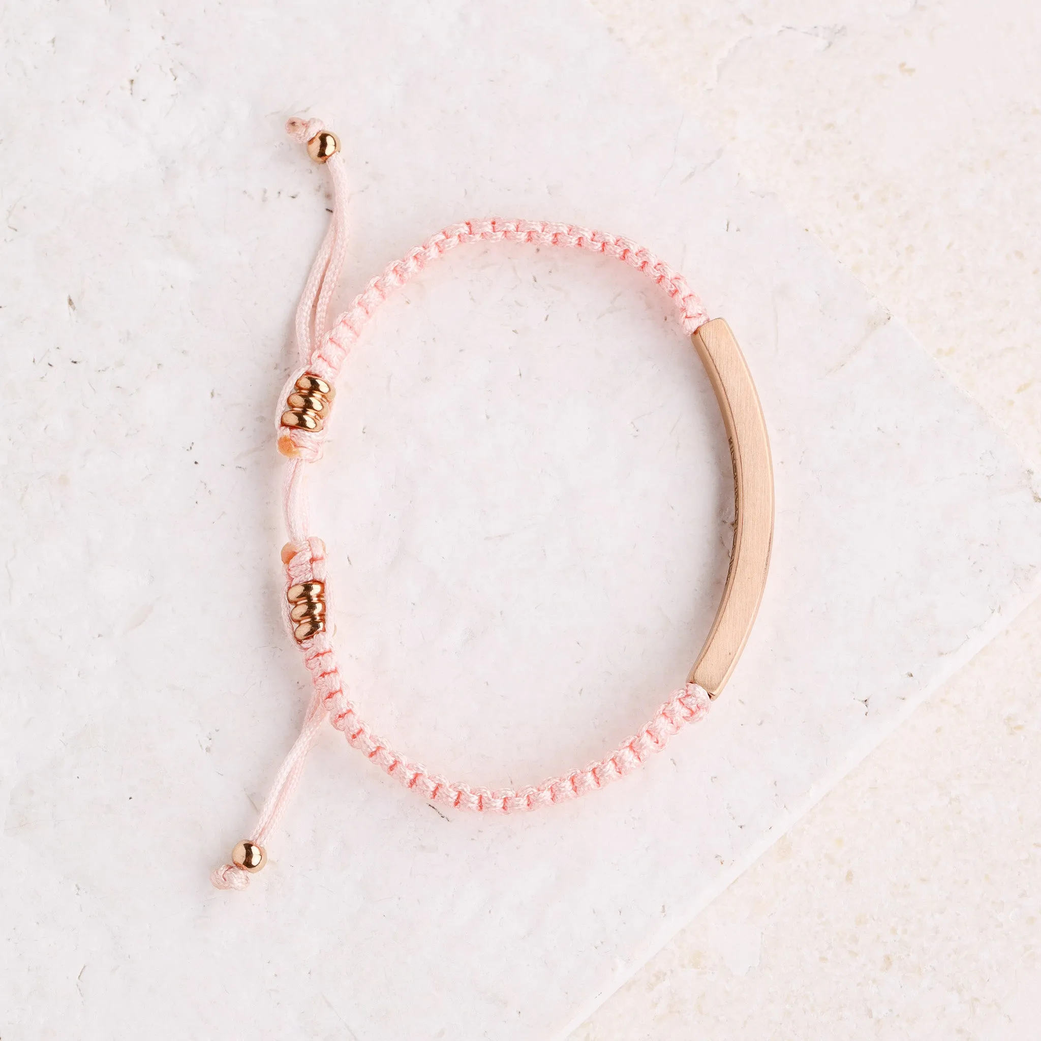 BEAUTIFUL GIRL, YOU WERE MADE TO DO GREAT THINGS ROPE BRACELET
