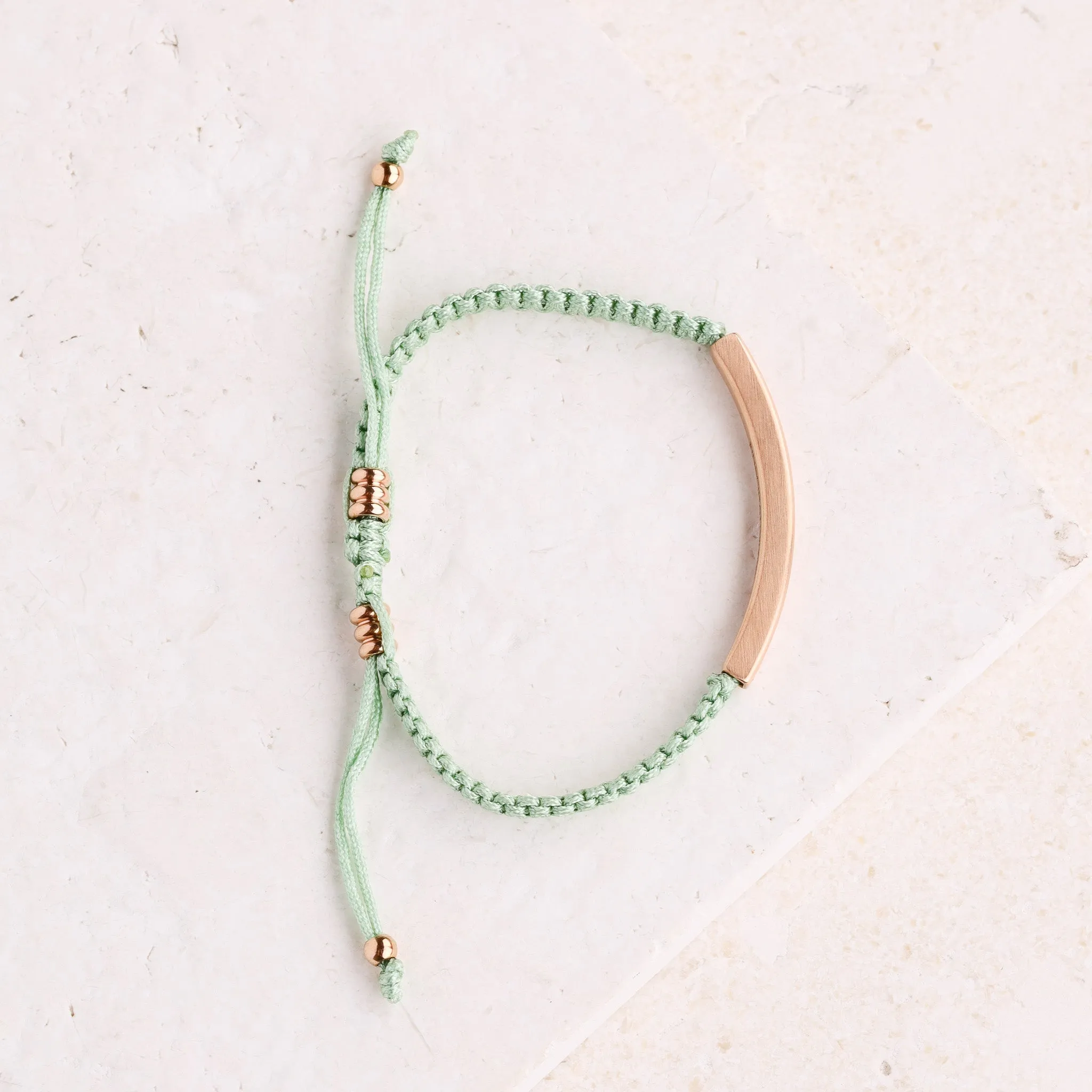 BEAUTIFUL GIRL, YOU WERE MADE TO DO GREAT THINGS ROPE BRACELET