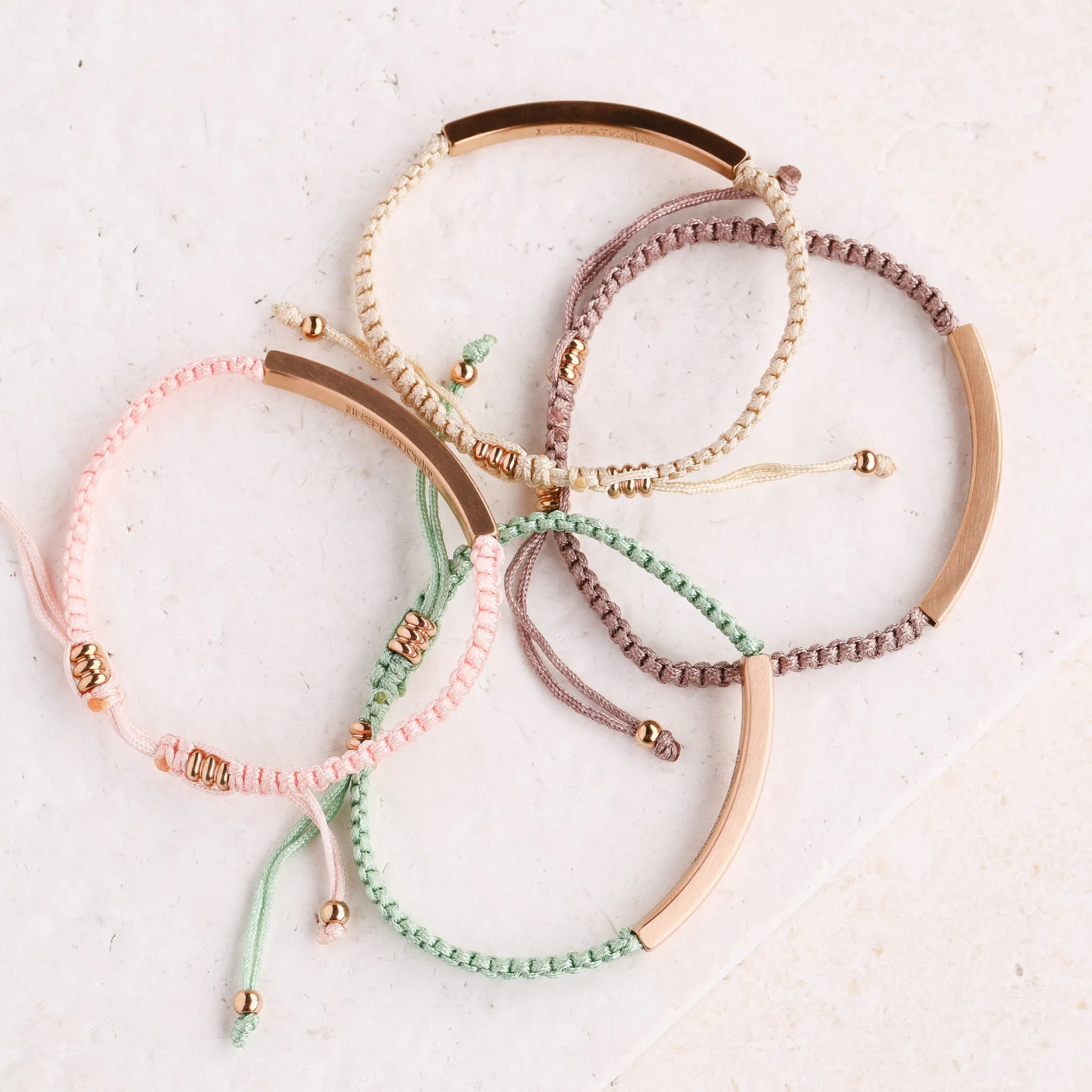 BEAUTIFUL GIRL, YOU WERE MADE TO DO GREAT THINGS ROPE BRACELET