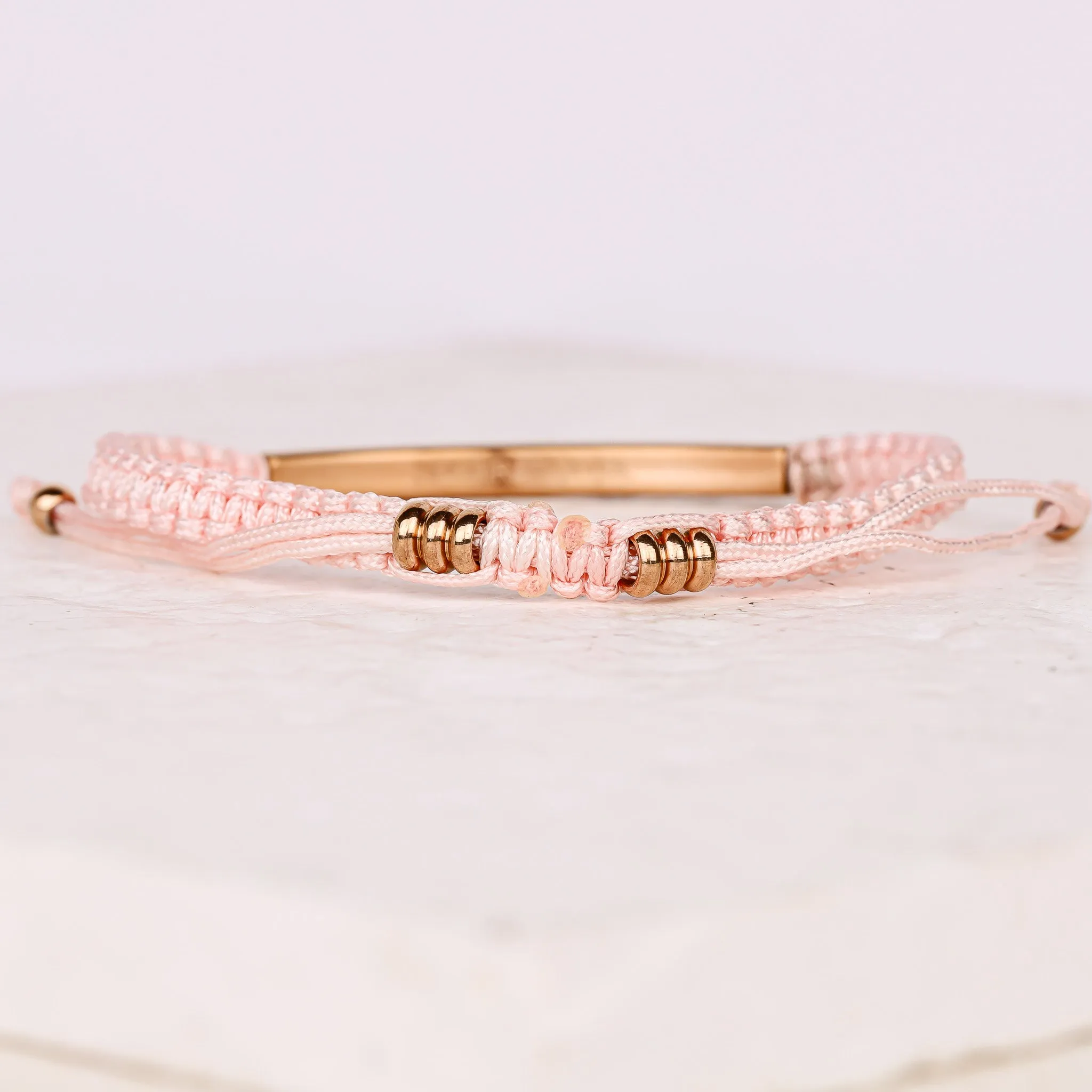 BEAUTIFUL GIRL, YOU WERE MADE TO DO GREAT THINGS ROPE BRACELET