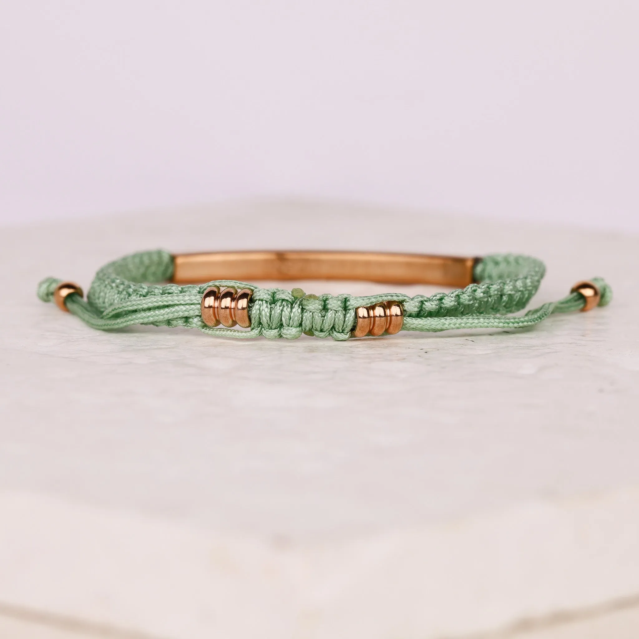 BELIEVE IN YOURSELF AS MUCH AS I DO ROPE BRACELET