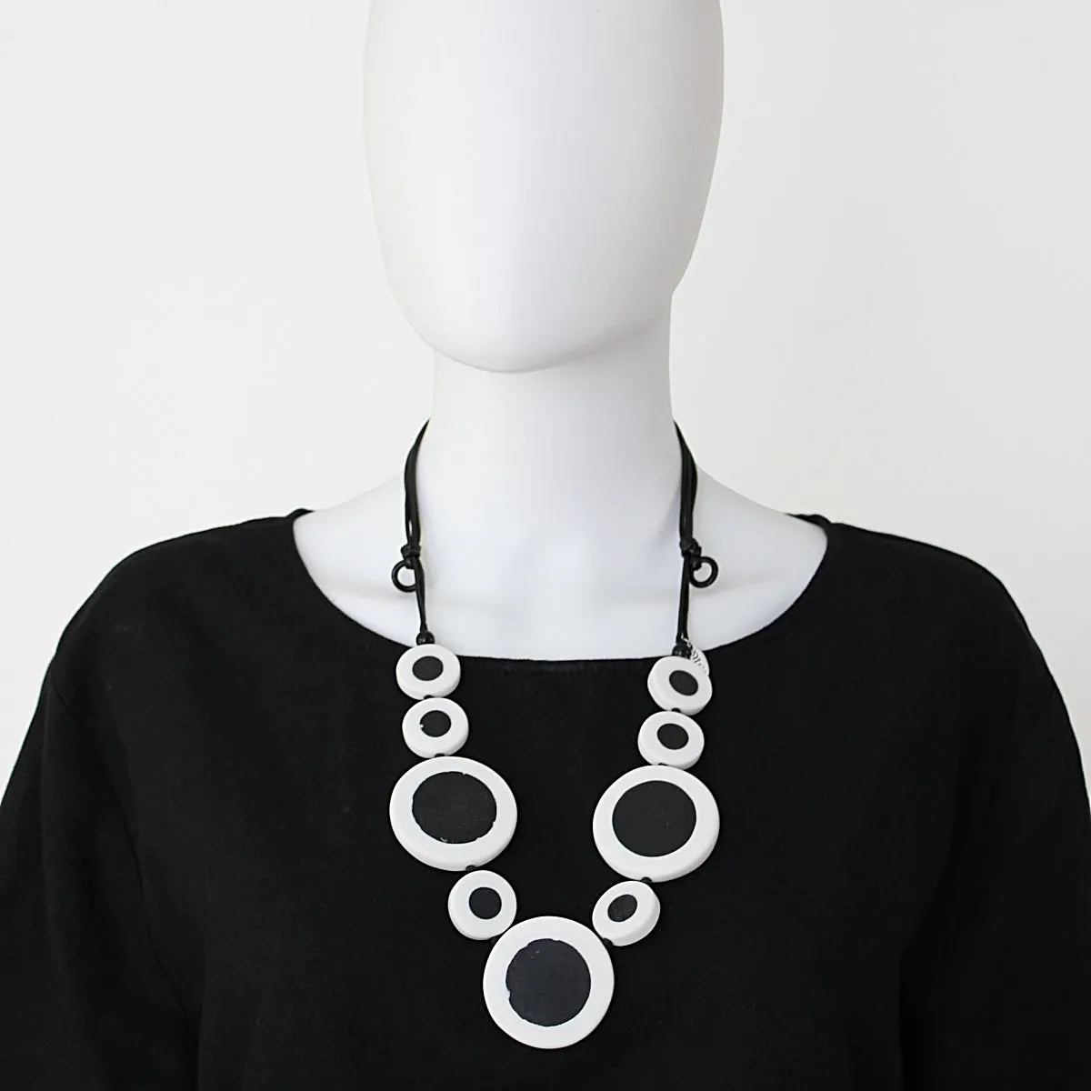 Black and White Cheryl Necklace