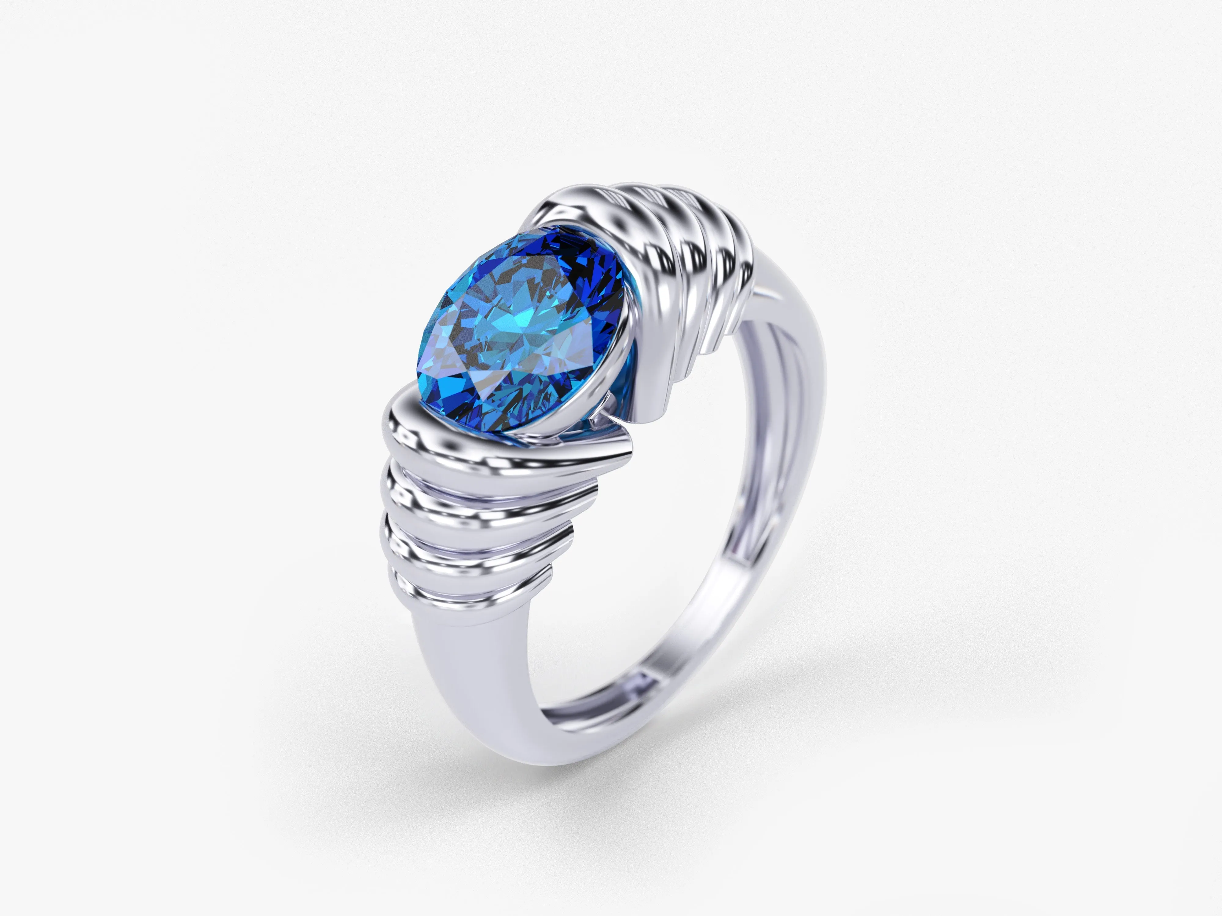 Bold Birthstone Ring - Gold Vermeil