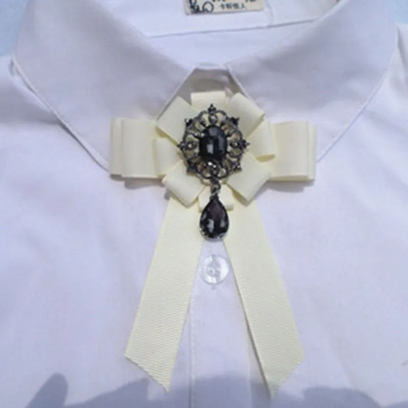 Brooches Unisex Pin Real Trendy Zinc Alloy Broche Joker Fashion Handmade Bow Brooch