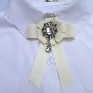 Brooches Unisex Pin Real Trendy Zinc Alloy Broche Joker Fashion Handmade Bow Brooch