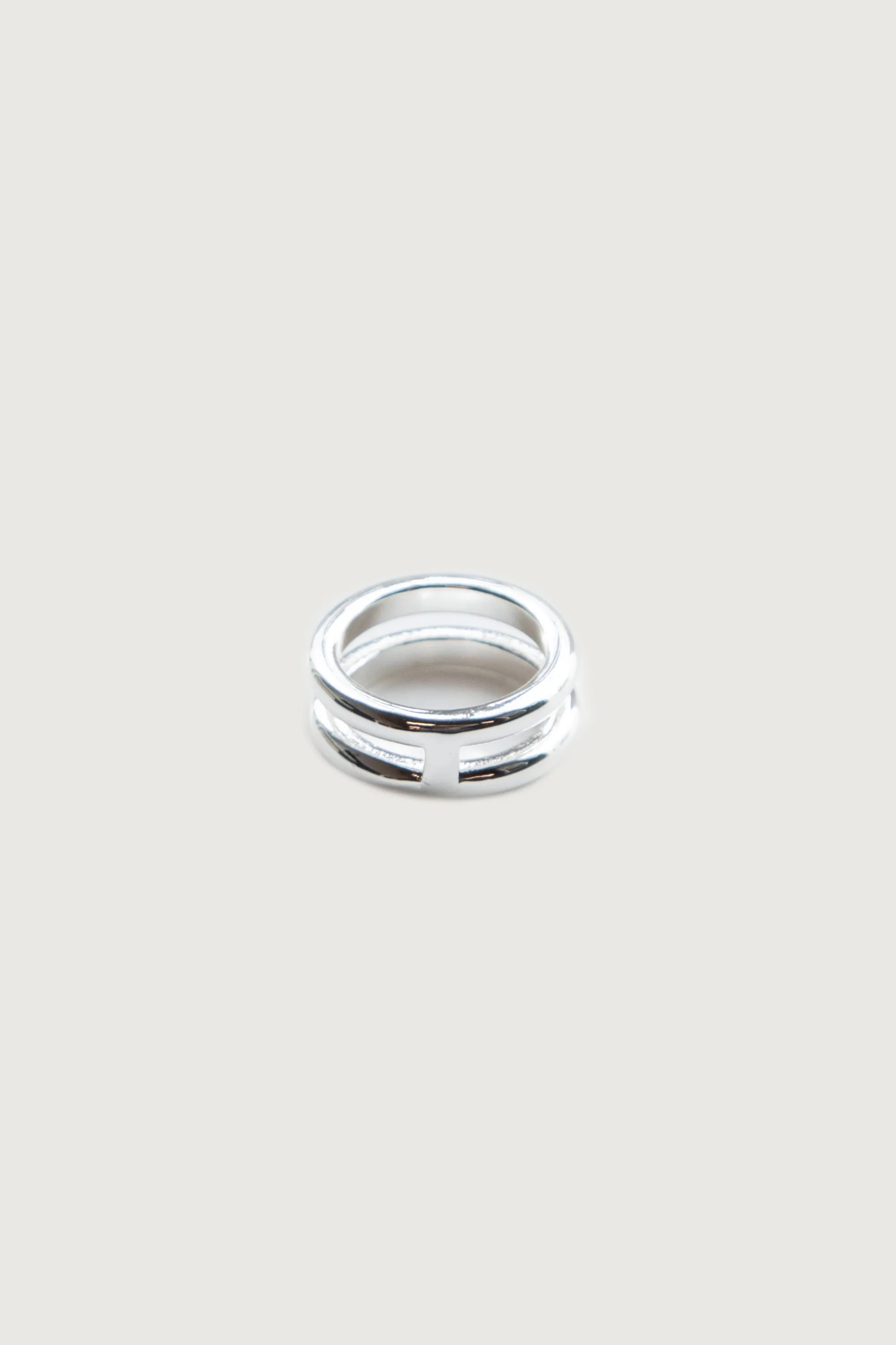 BUBBLY DOUBLE BAND RING