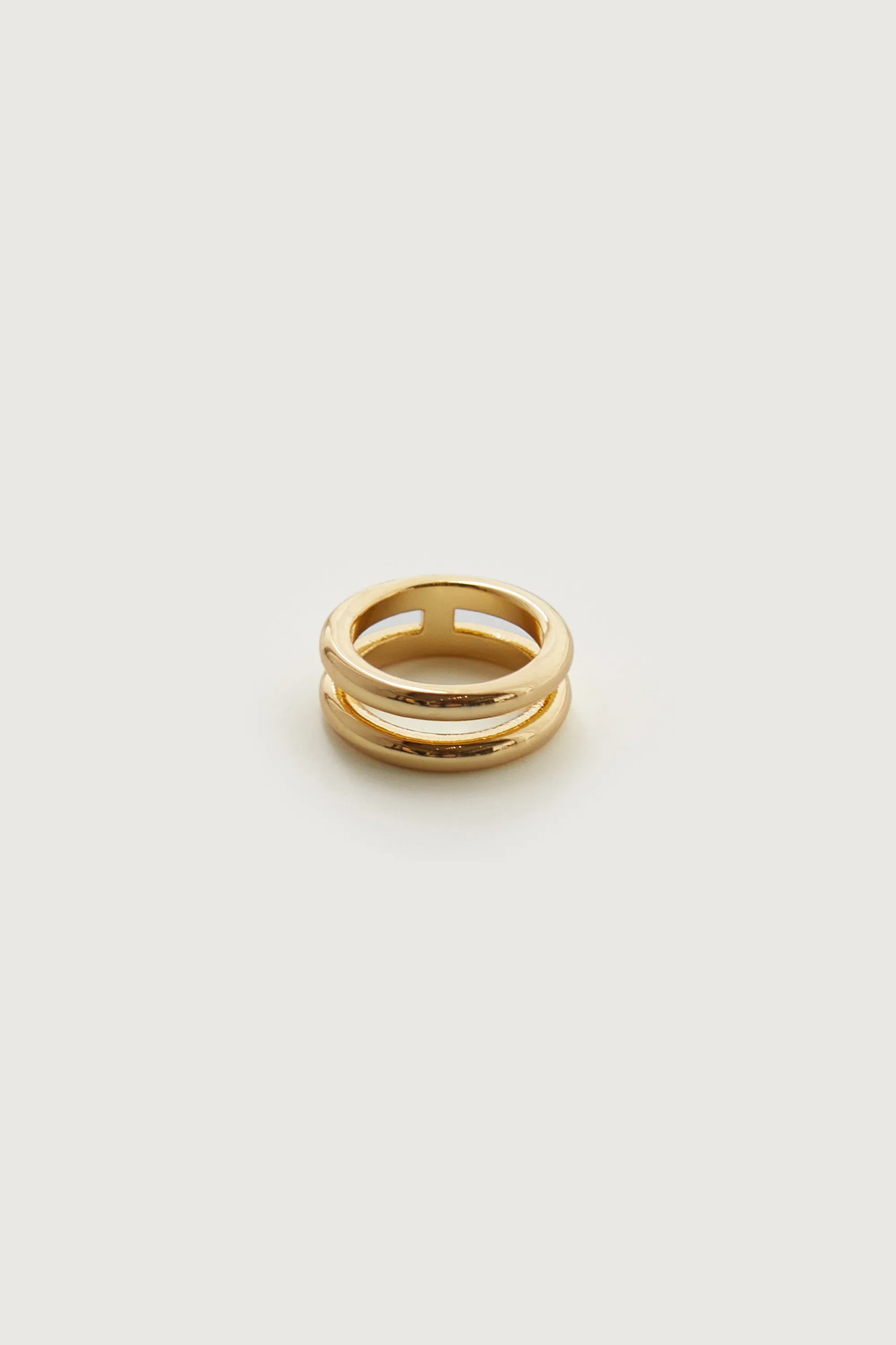 BUBBLY DOUBLE BAND RING