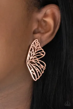 Butterfly Frills - Copper Paparazzi Accessories