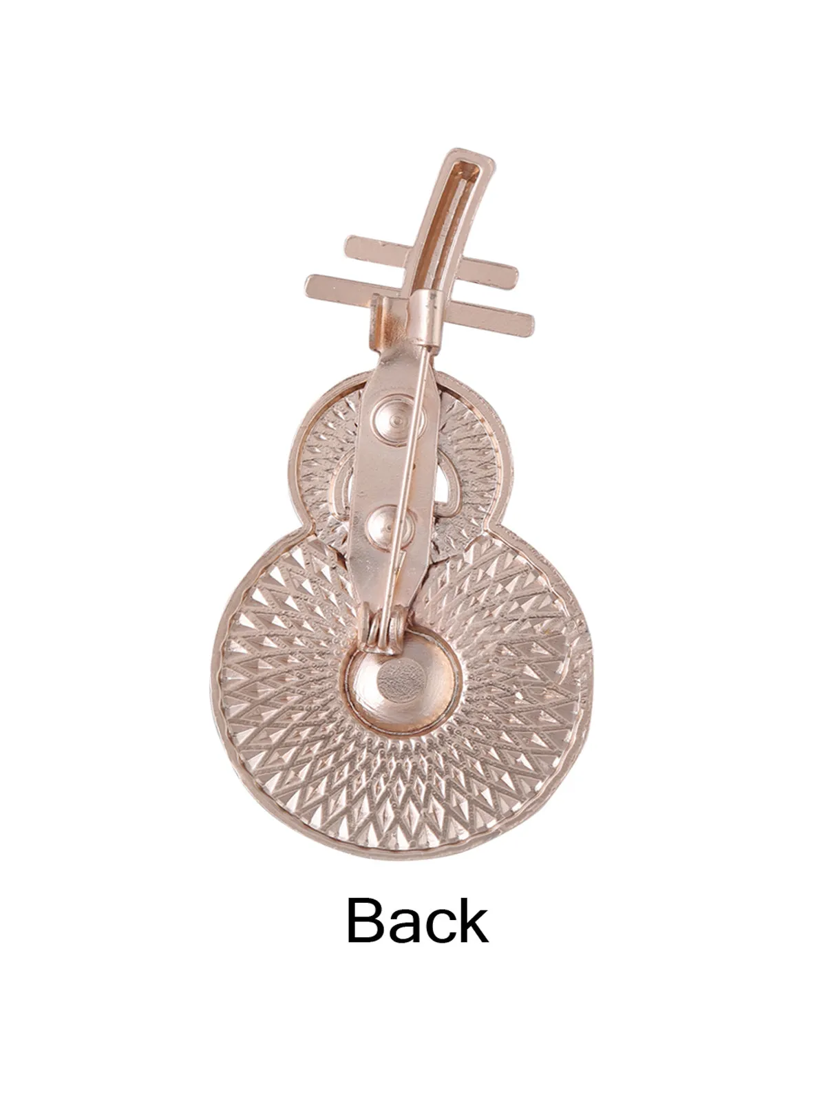 Charming Guitar Styled Fashionable Pearl Brooch