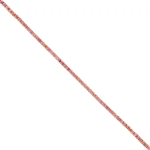 Claudia Malaya Garnet Tennis Bracelet