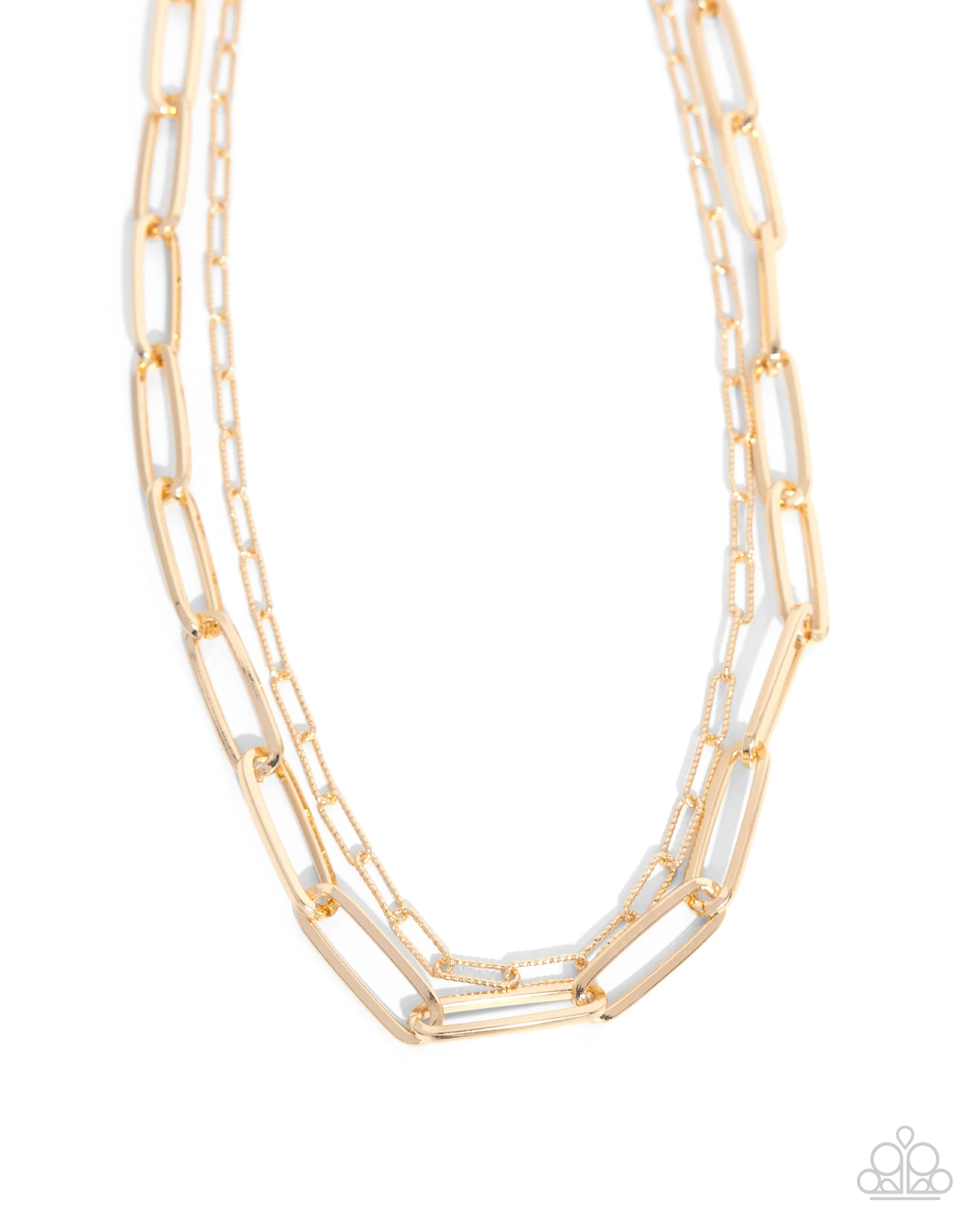 Complete Look - Gold Chain Necklace and Bracelet