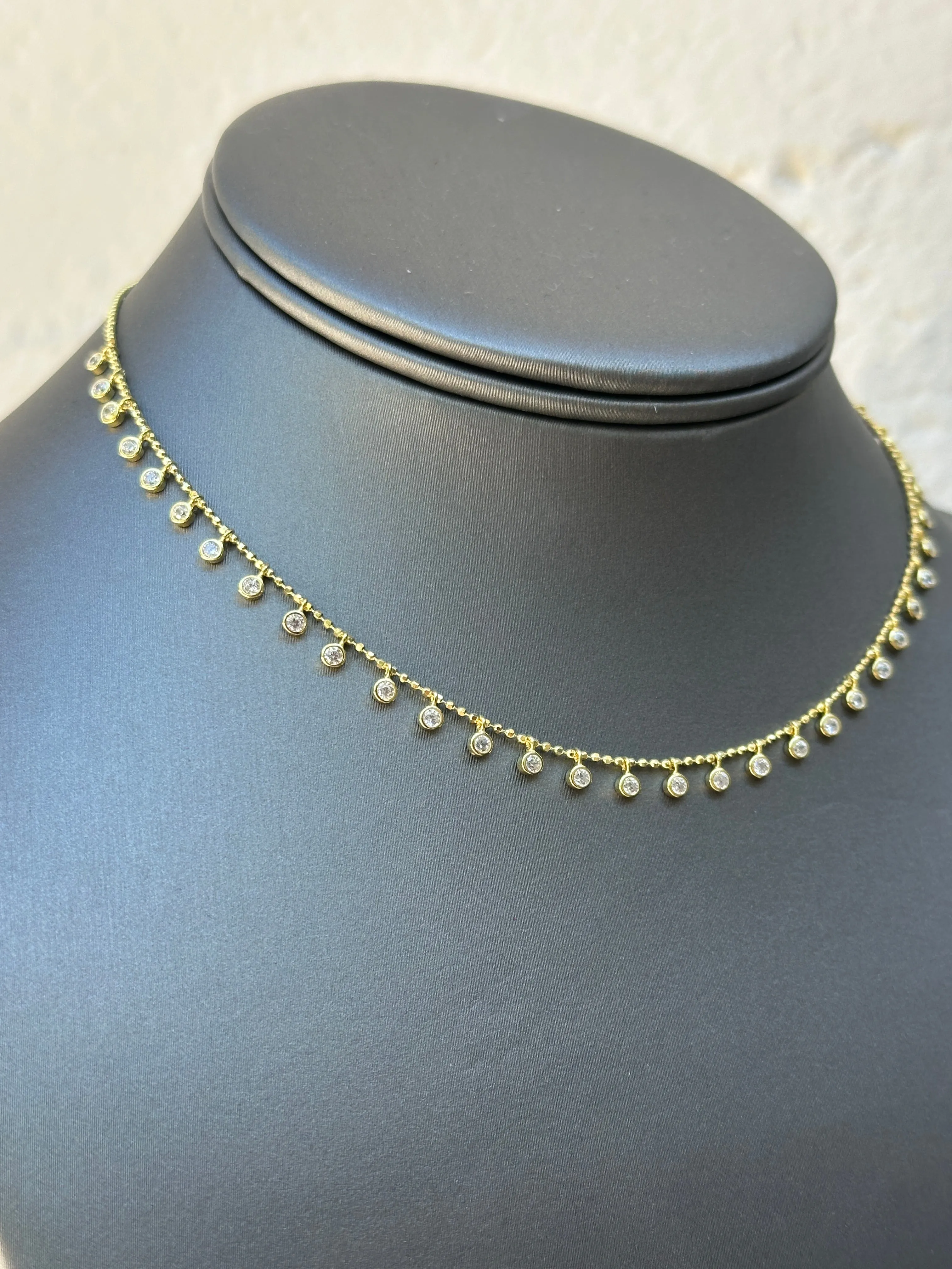 Crystal Dot Necklace
