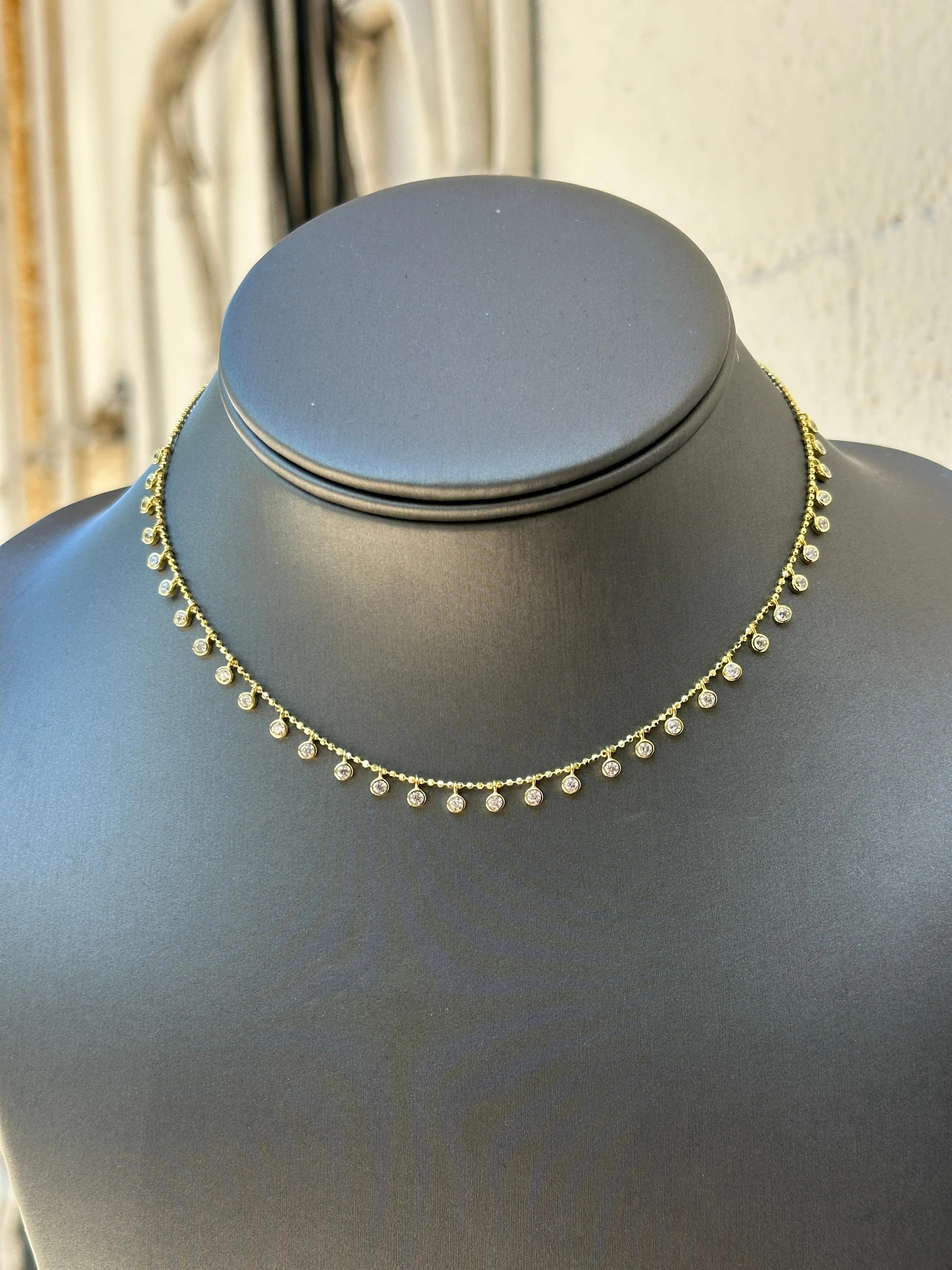 Crystal Dot Necklace