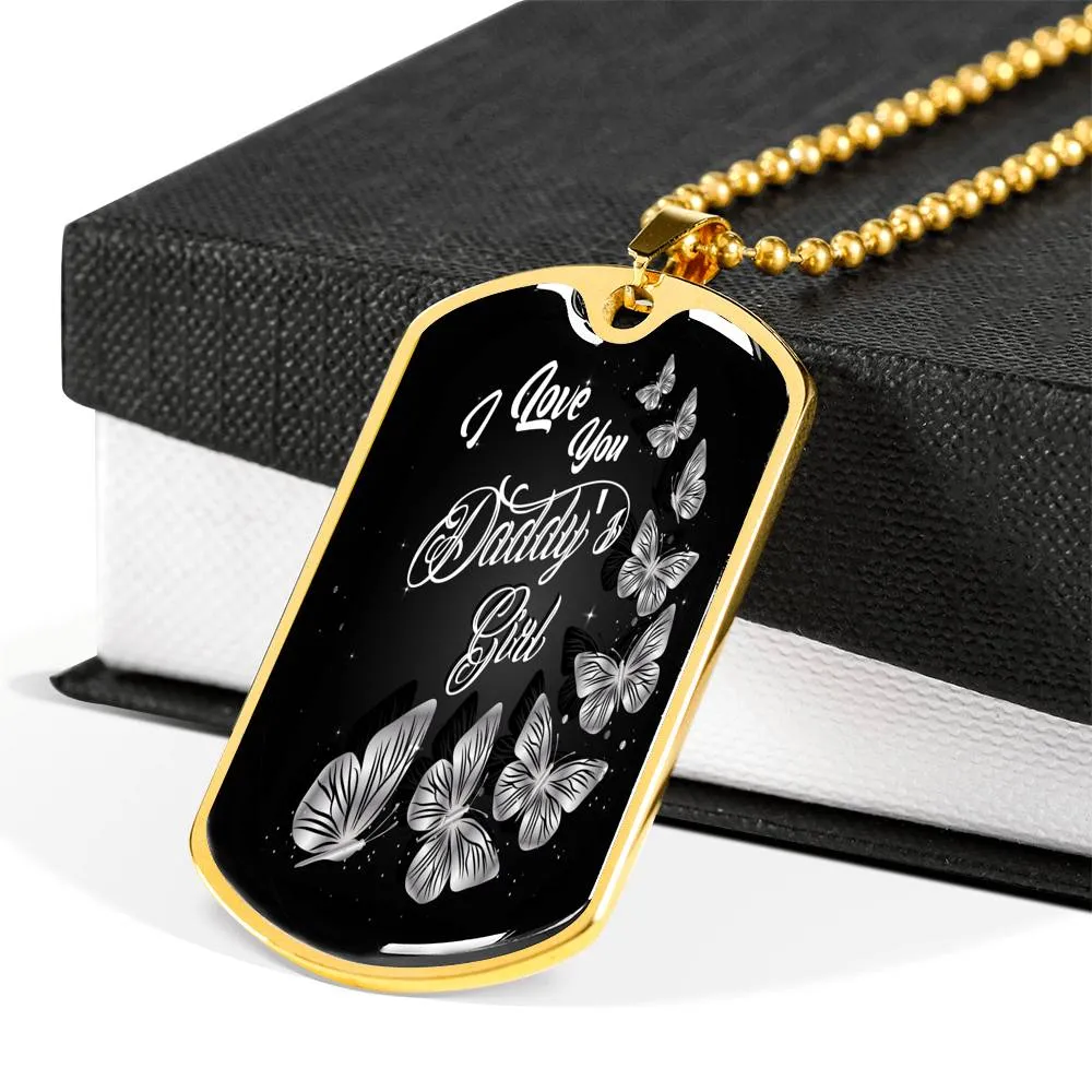 Daddy's Girl Dog Tag Necklace