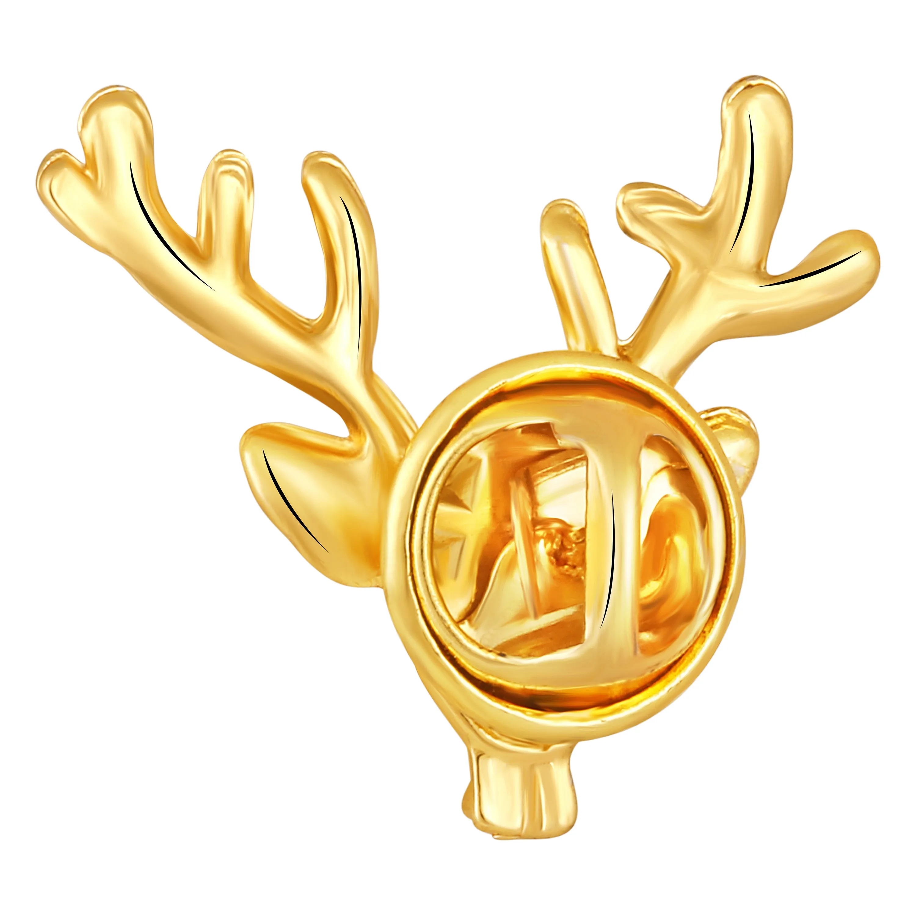 Deer-Face Shaped Brooch / Lapel Pin