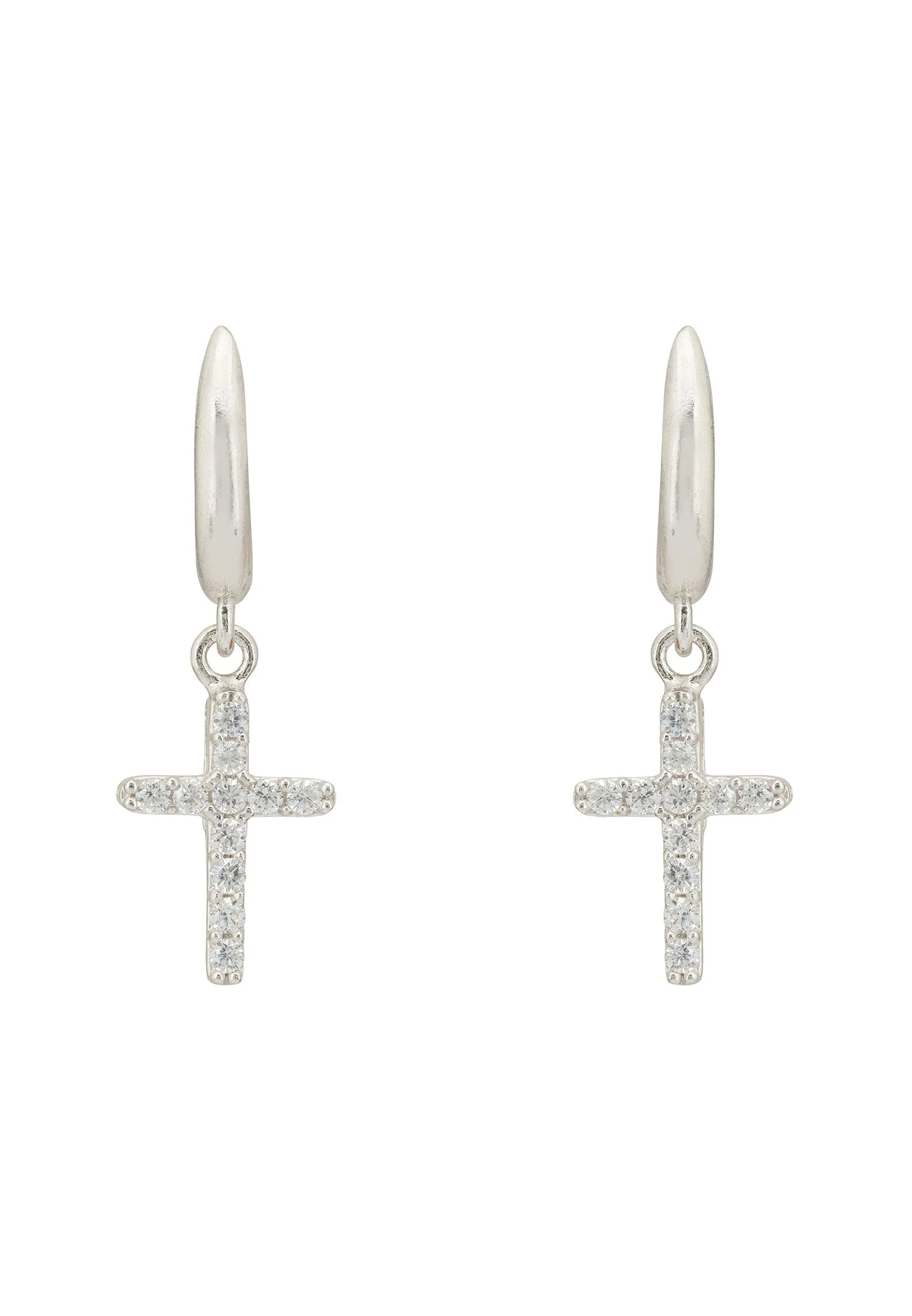 Divine Fashion Drop Earrings Silver