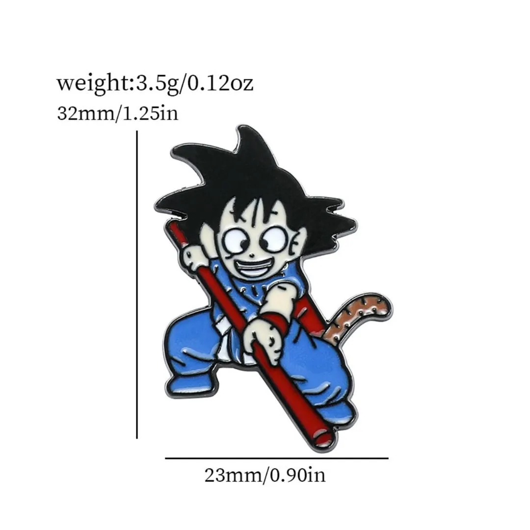 DragonBall Z Fighter Brooches | Power Up Your Style