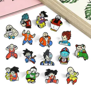 DragonBall Z Fighter Brooches | Power Up Your Style