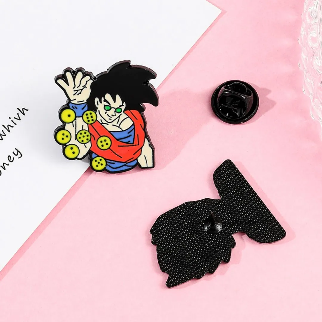 DragonBall Z Fighter Brooches | Power Up Your Style