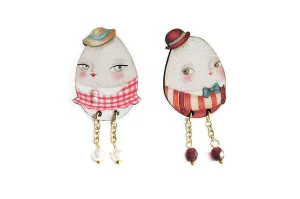 Eggs Earrings by Laliblue