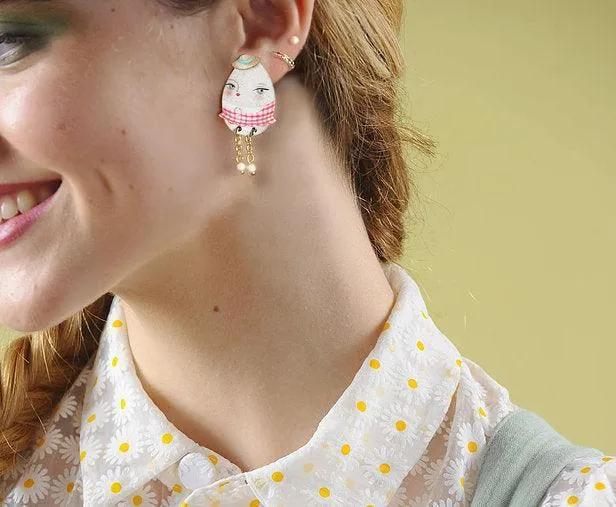 Eggs Earrings by Laliblue