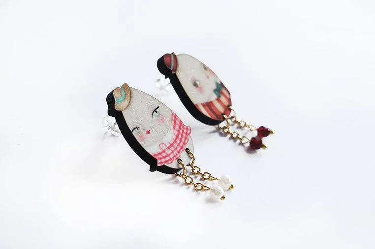 Eggs Earrings by Laliblue