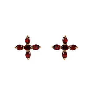 Elizabeth Bennet Cross Earrings - Elegant homage to 'Pride and Prejudice'