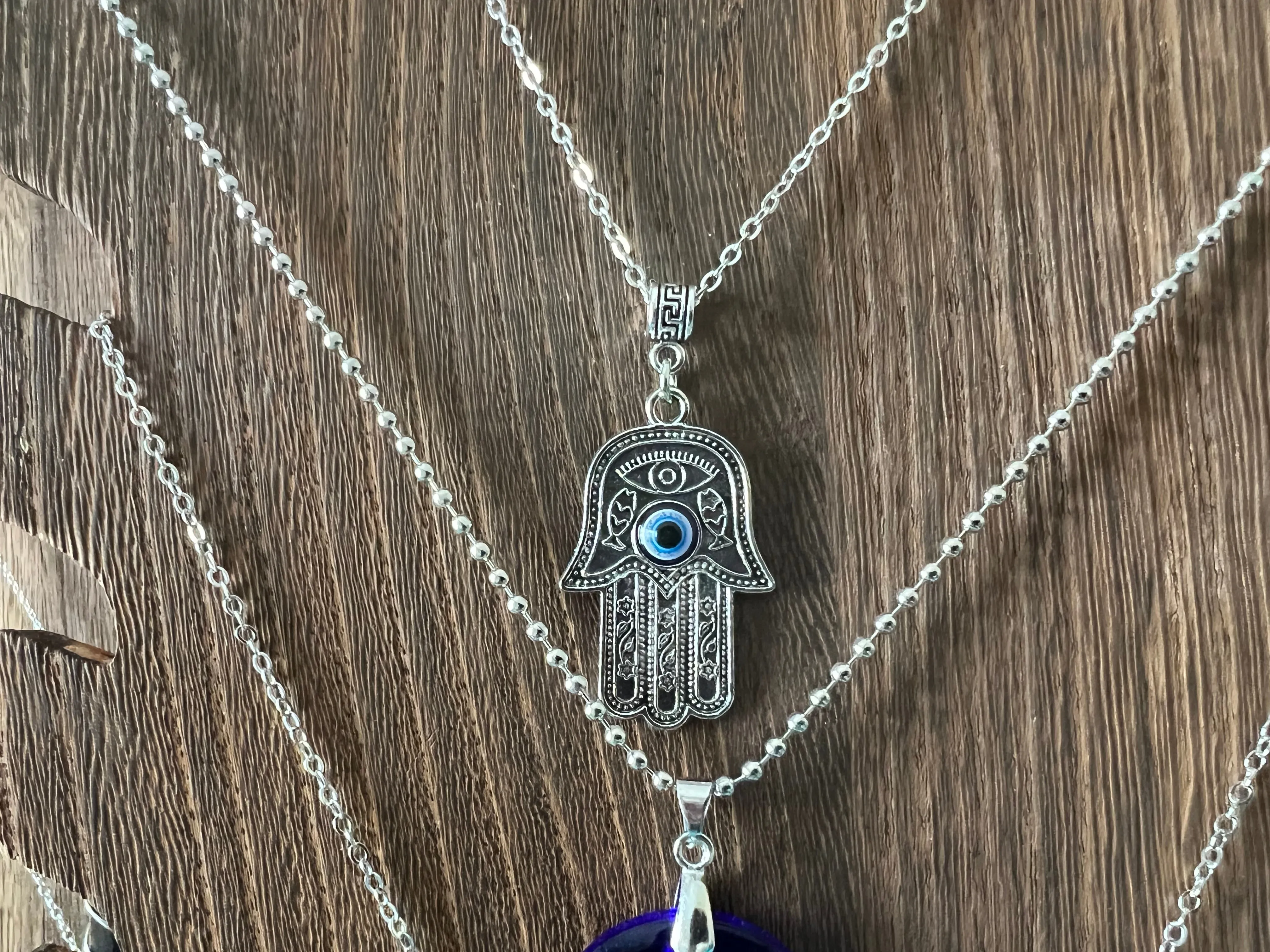 Evil eye necklaces