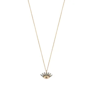 Evil Eye Slim Chain Necklace