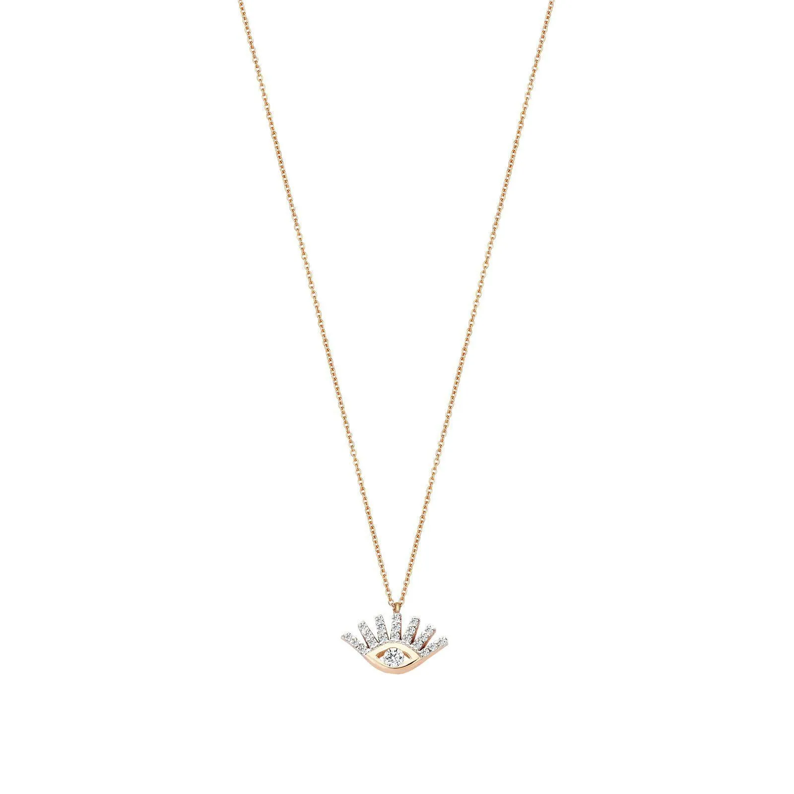 Evil Eye Slim Chain Necklace