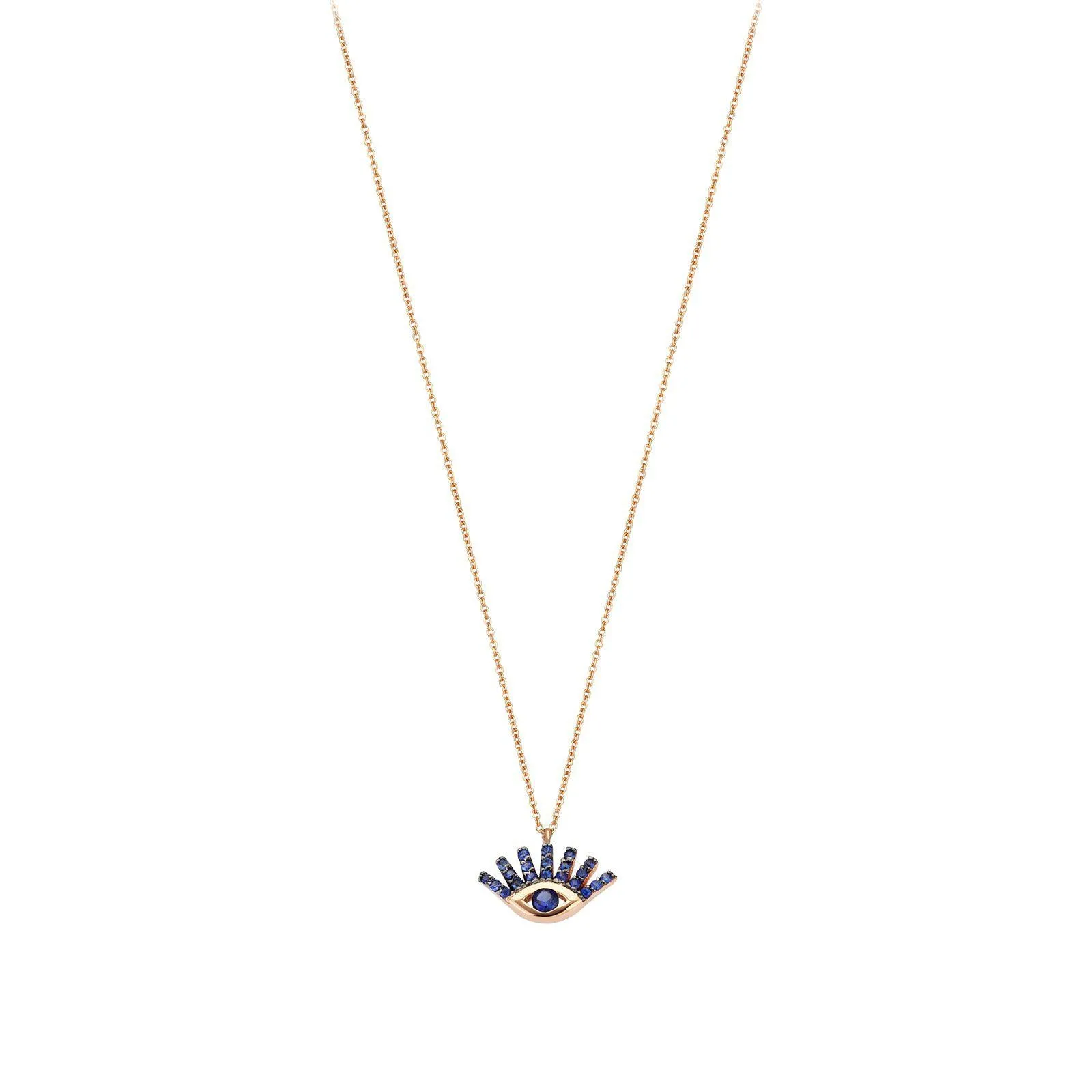 Evil Eye Slim Chain Necklace