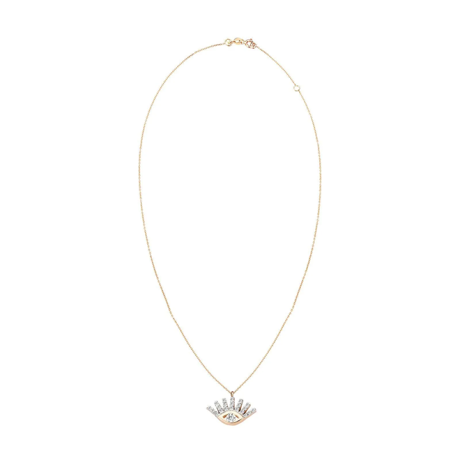 Evil Eye Slim Chain Necklace