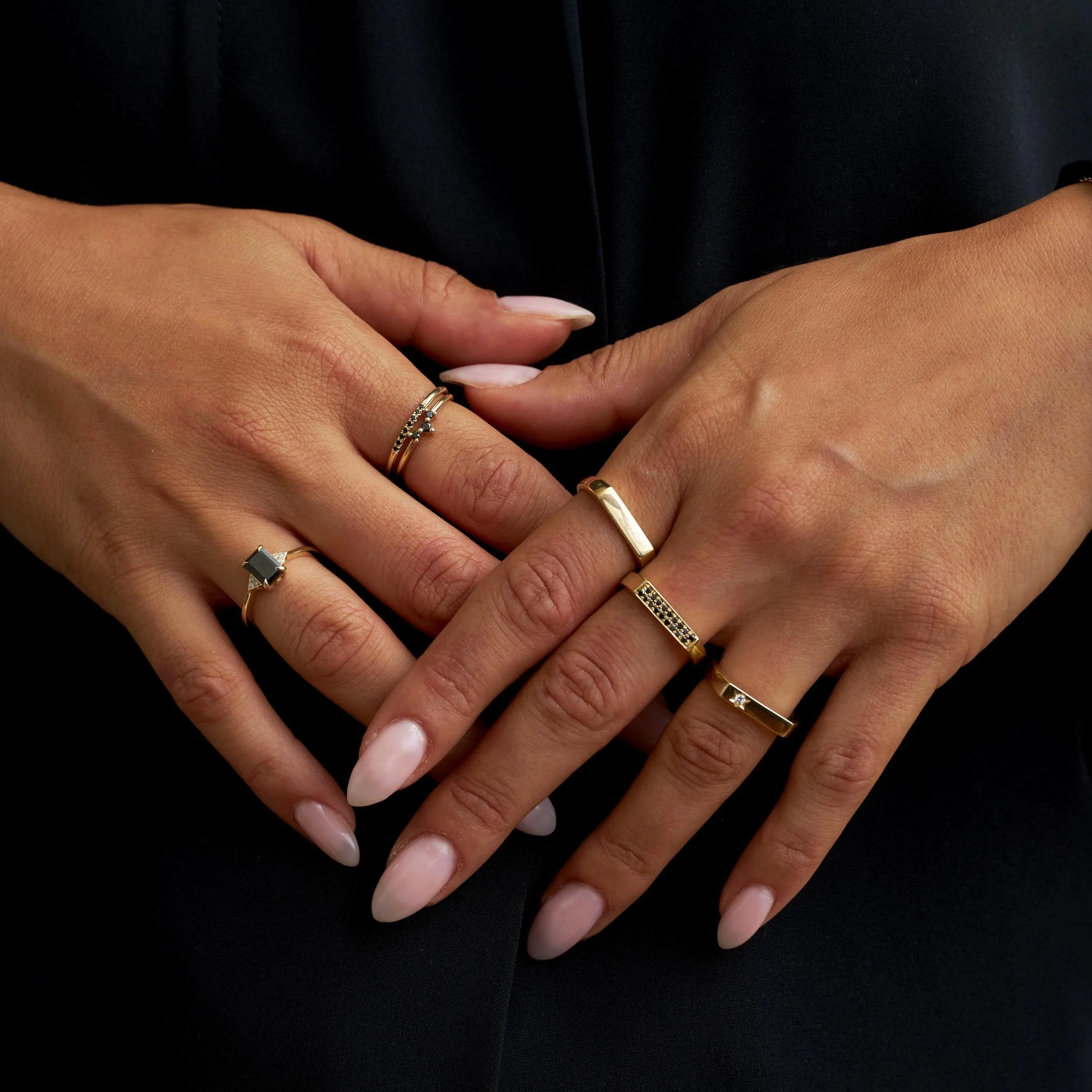 Frida Ring Black Diamonds