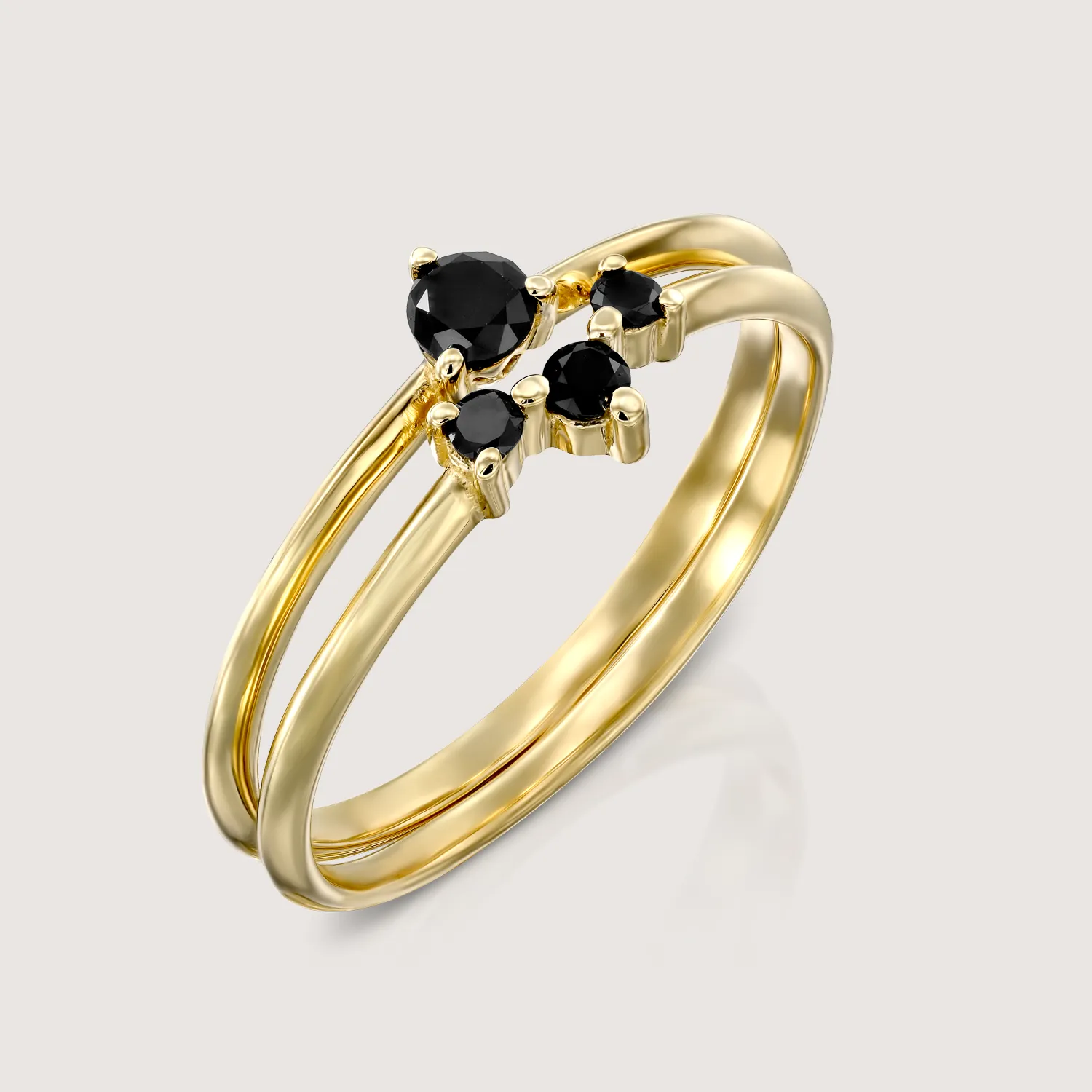 Frida Ring Black Diamonds
