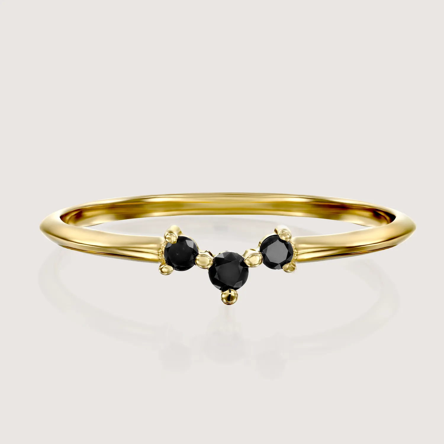 Frida Ring Black Diamonds