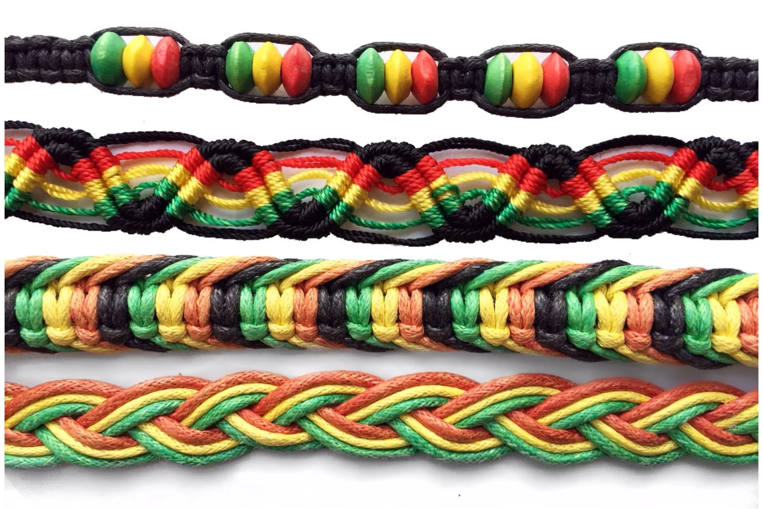 Genuine Jamaican Style Bracelets (Set of 3)