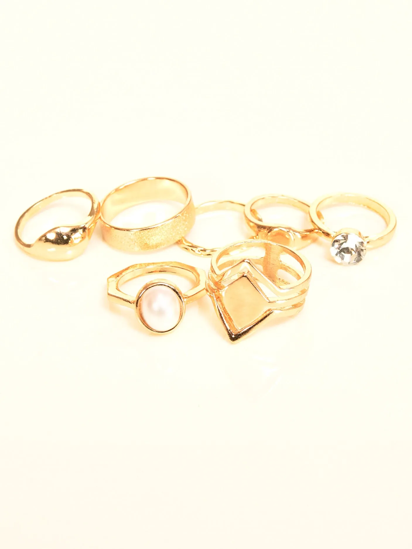 Geometrical Rings Set