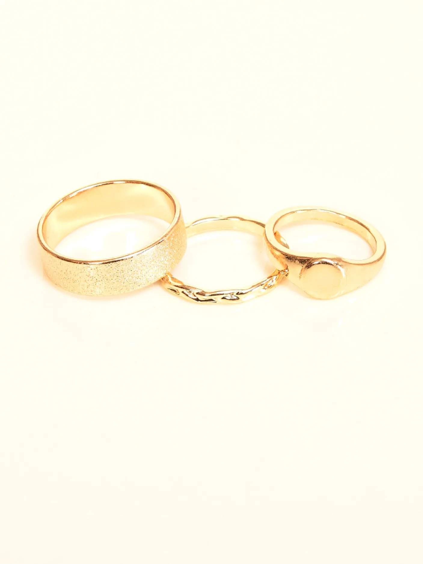 Geometrical Rings Set