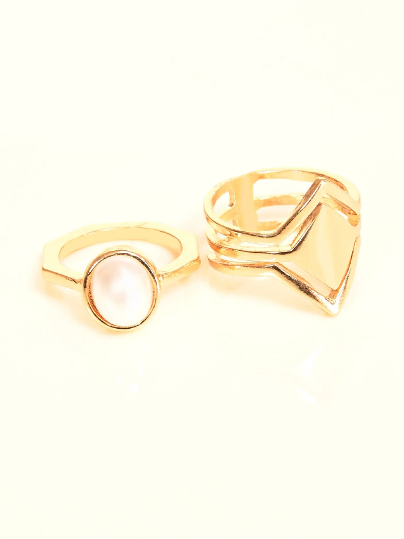 Geometrical Rings Set