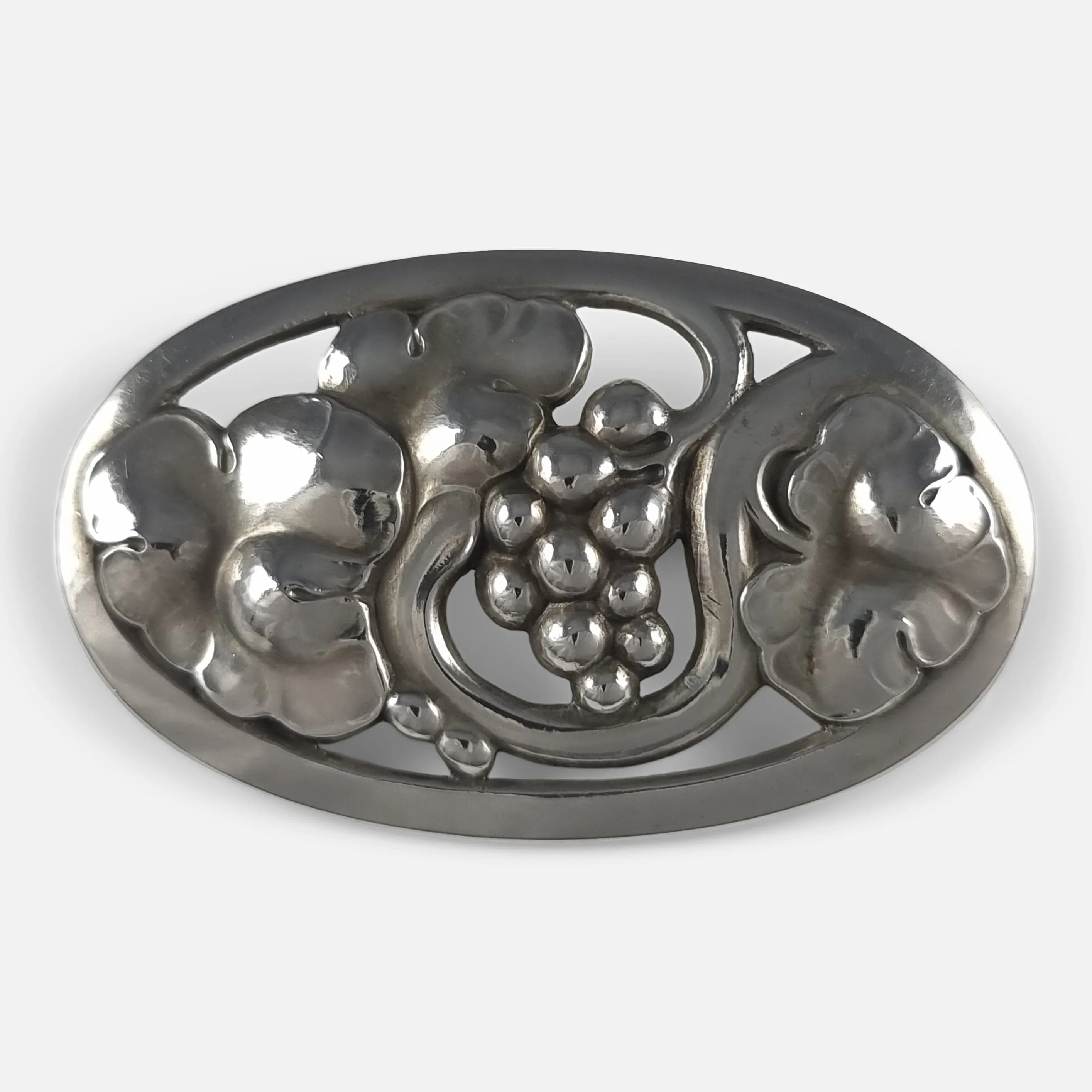 Georg Jensen Sterling Silver Brooch #177B