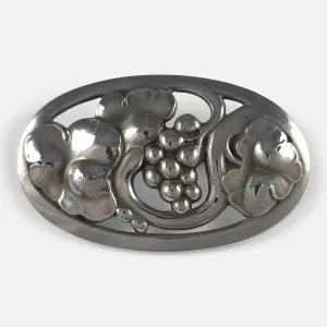 Georg Jensen Sterling Silver Brooch #177B