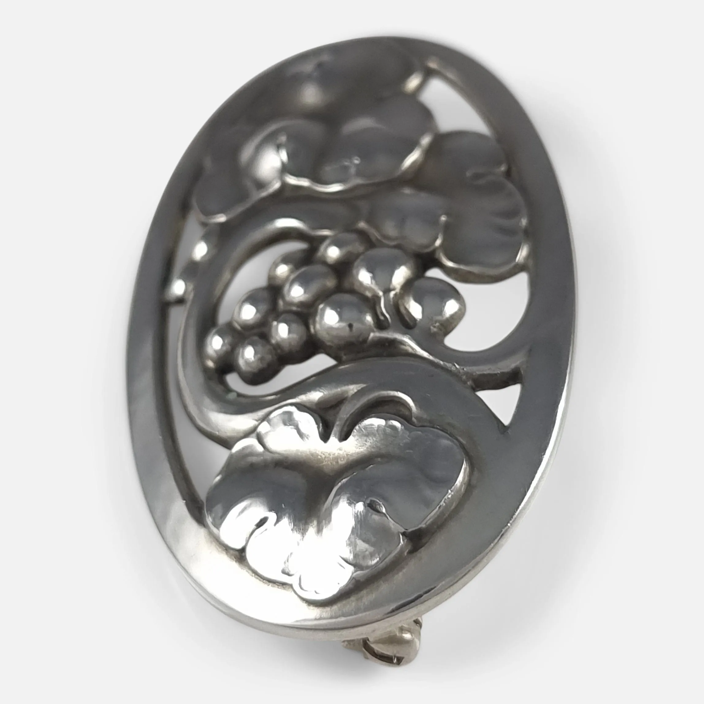 Georg Jensen Sterling Silver Brooch #177B