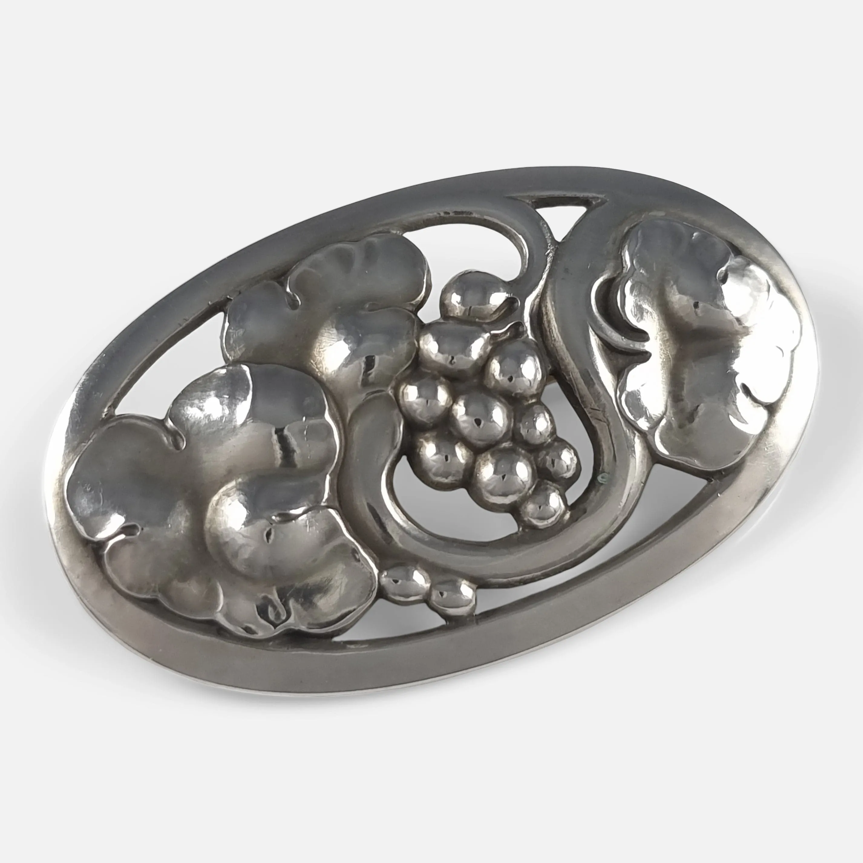 Georg Jensen Sterling Silver Brooch #177B
