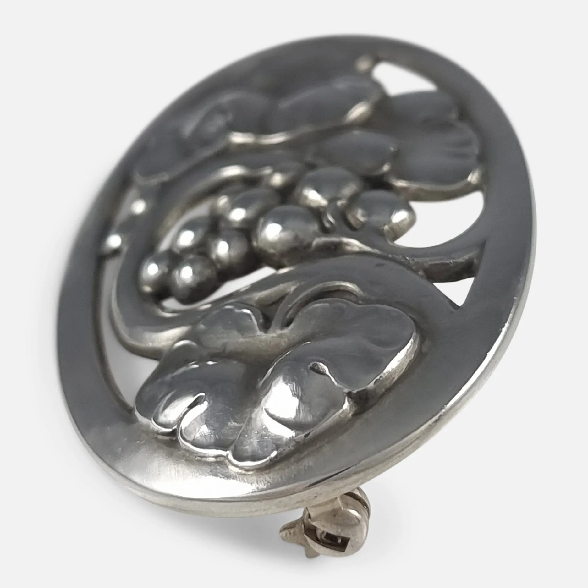 Georg Jensen Sterling Silver Brooch #177B