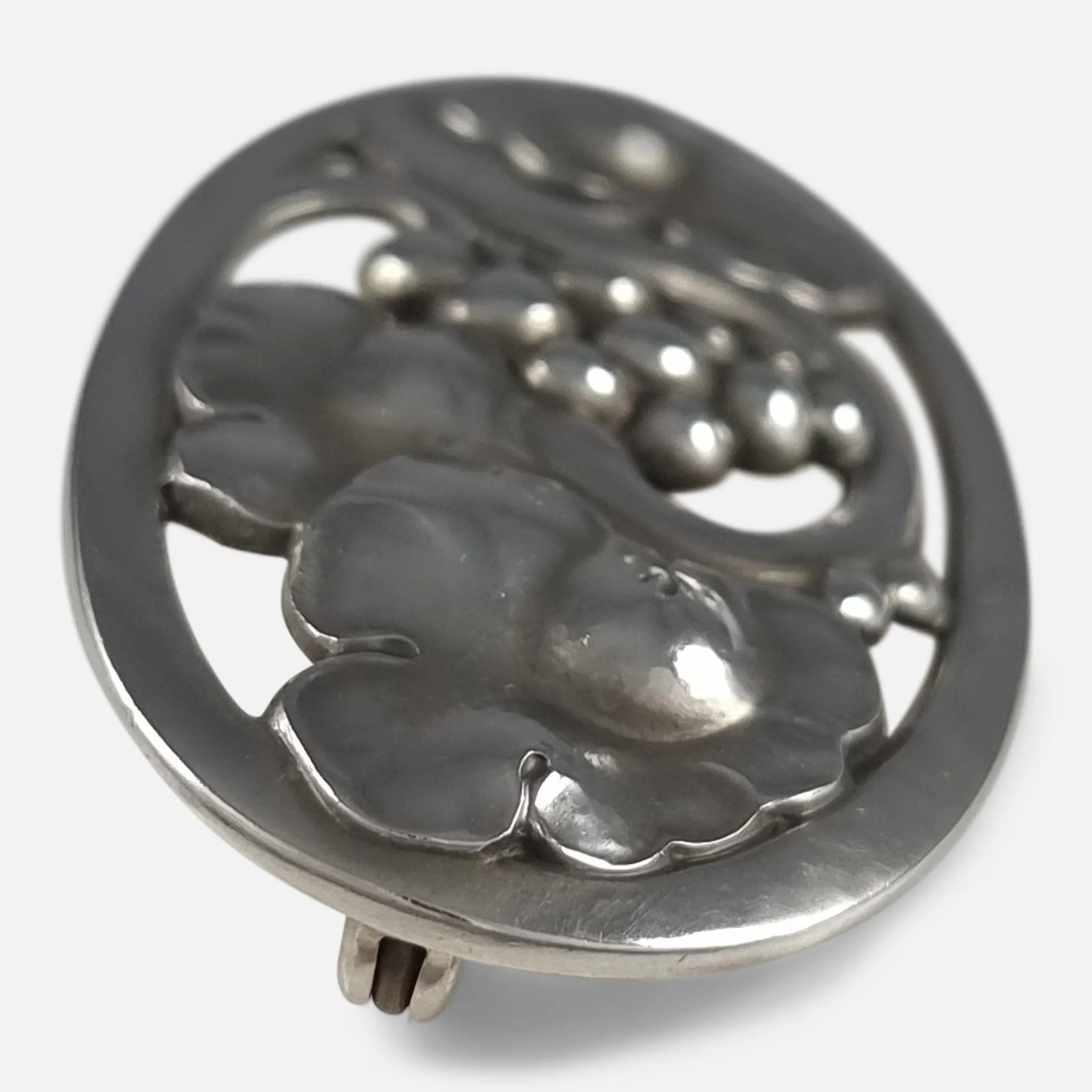Georg Jensen Sterling Silver Brooch #177B
