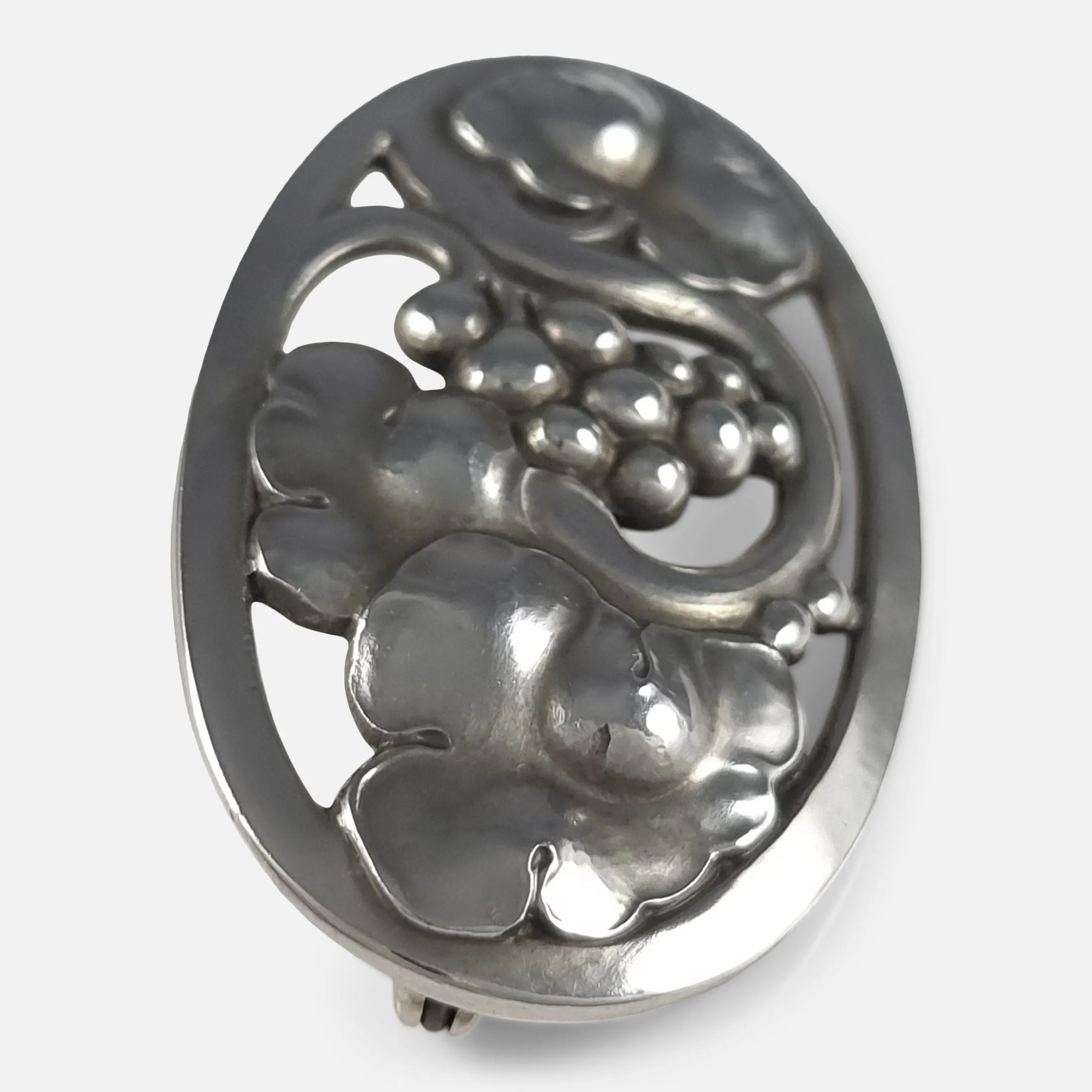 Georg Jensen Sterling Silver Brooch #177B