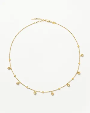 Good Vibes Multi Charm Choker